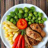 Assiette équilibrée préparée